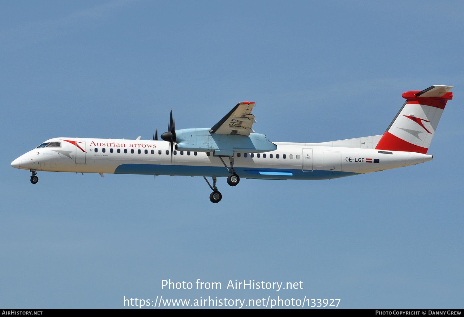 Aircraft Photo of OE-LGE | Bombardier DHC-8-402 Dash 8 | Austrian Arrows | AirHistory.net #133927