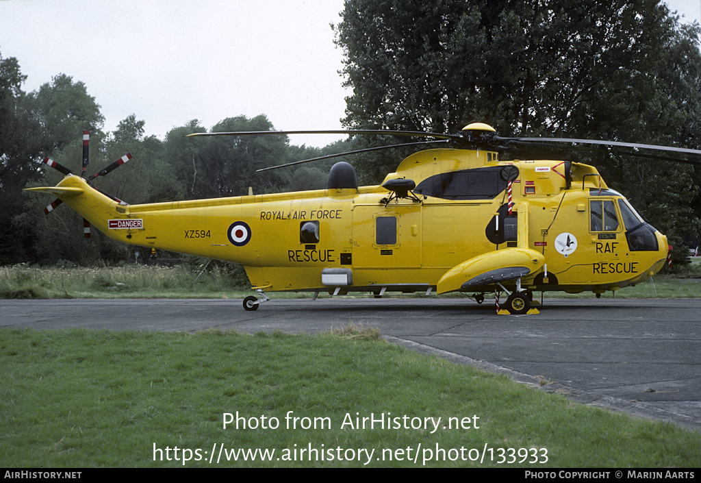 Aircraft Photo of XZ594 | Westland WS-61 Sea King HAR3 | UK - Air Force | AirHistory.net #133933