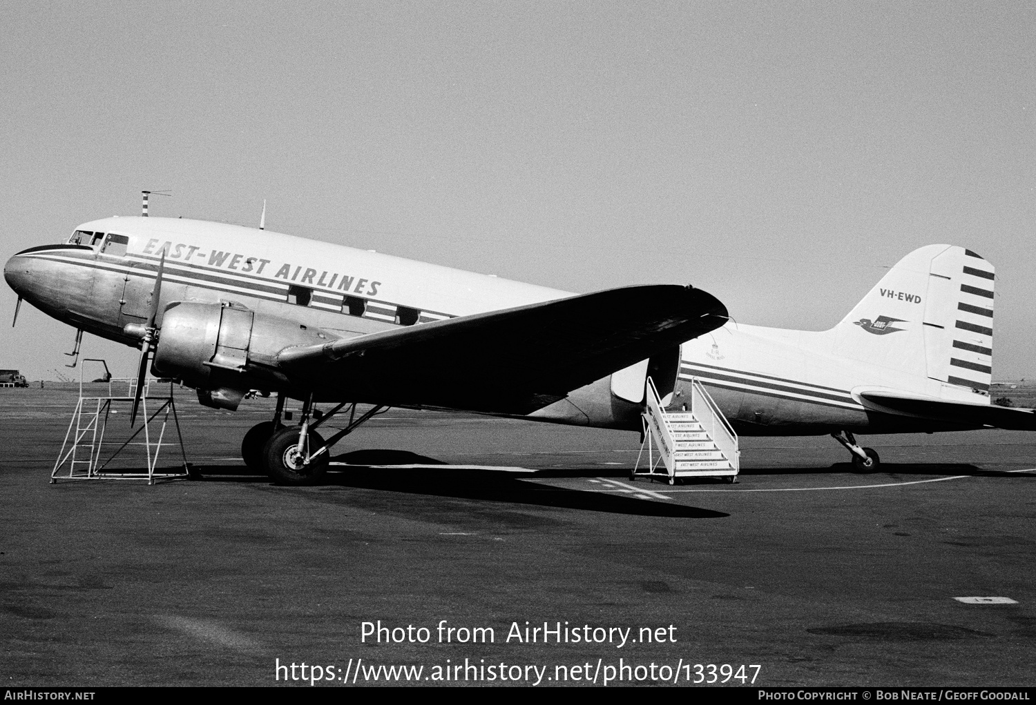 Aircraft Photo of VH-EWD | Douglas DC-3(C) | East-West Airlines | AirHistory.net #133947