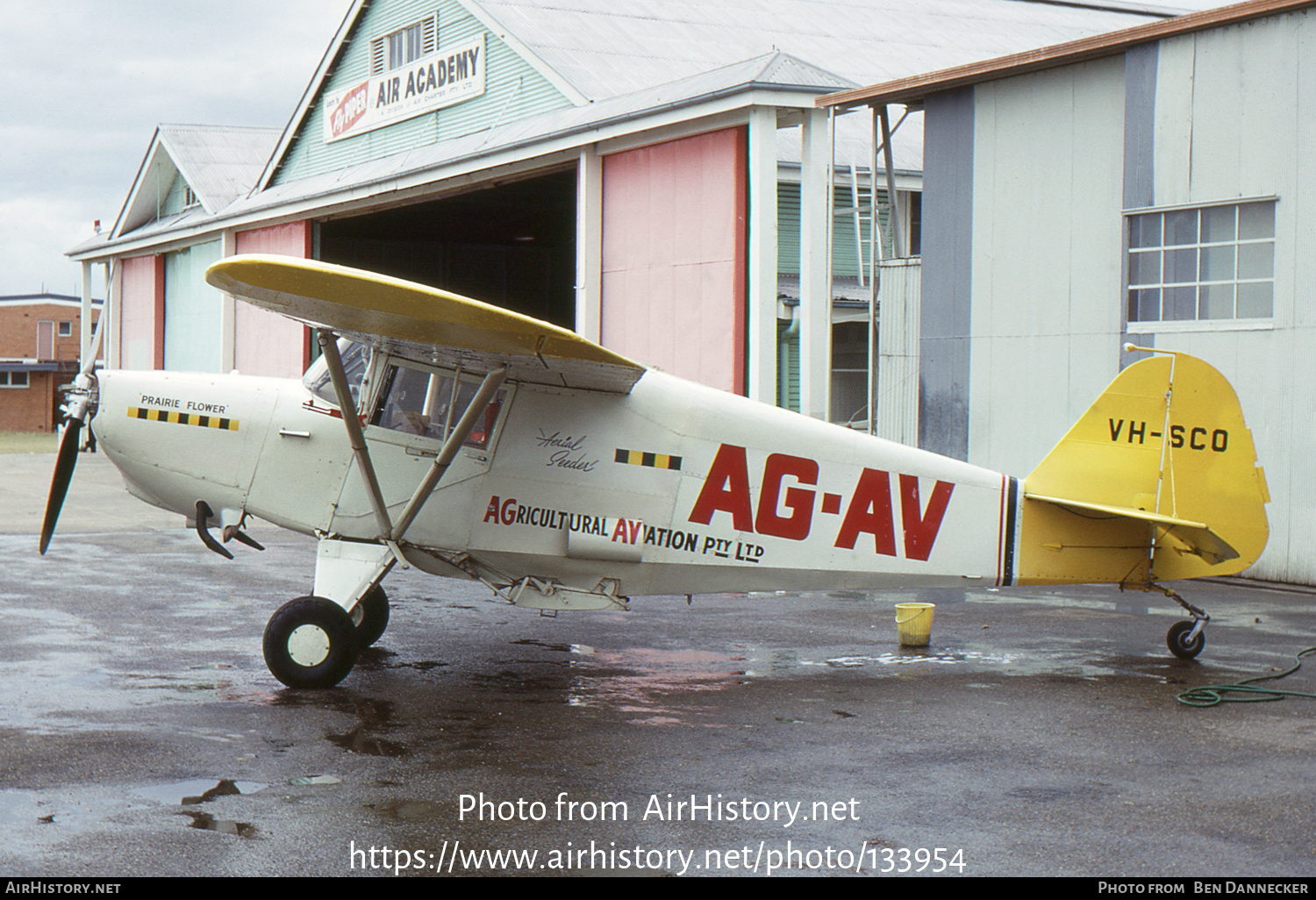 Aircraft Photo of VH-SCO | Auster J-5 Adventurer | Ag-Av - Agricultural Aviation | AirHistory.net #133954