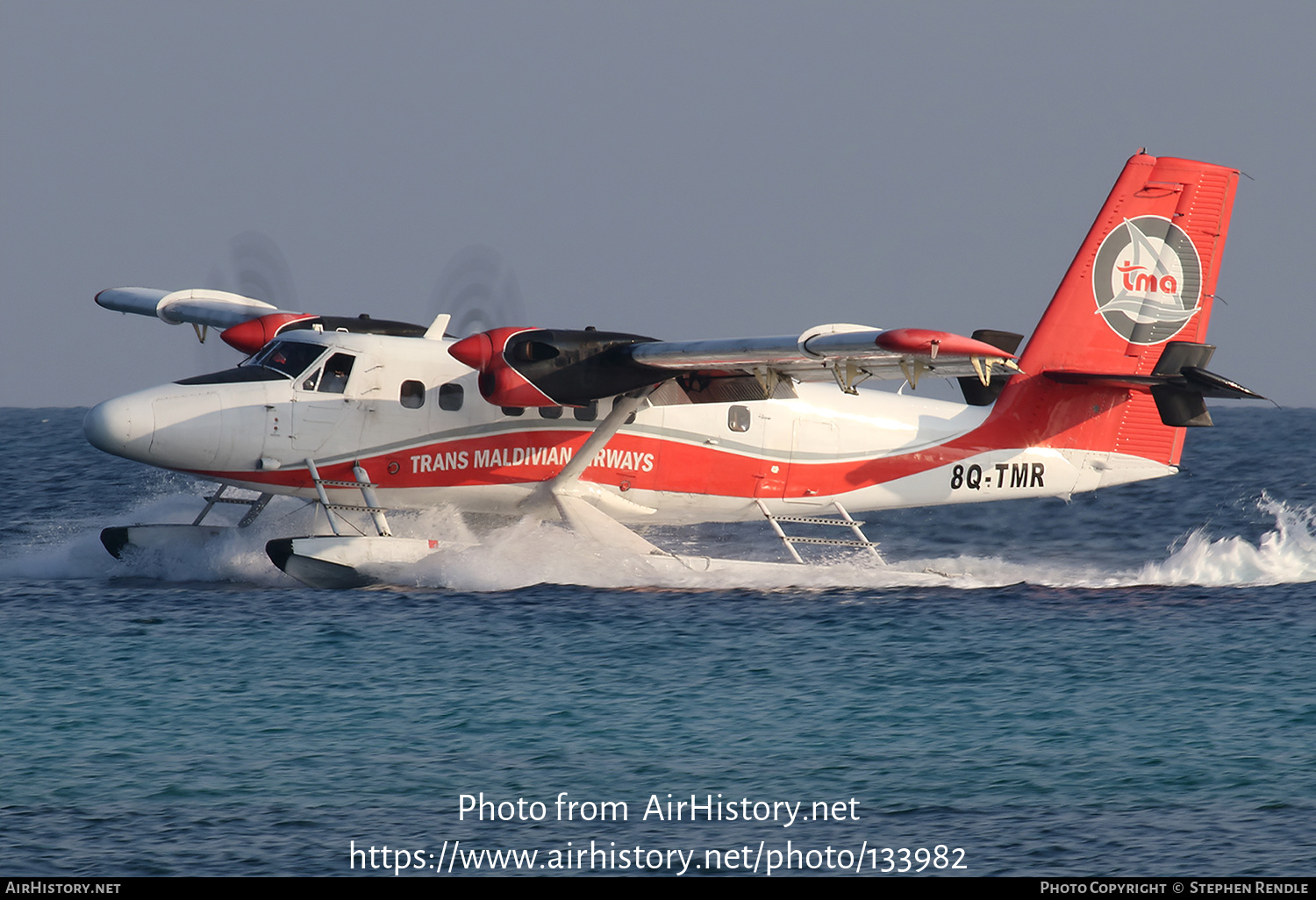 Aircraft Photo of 8Q-TMR | De Havilland Canada DHC-6-300 Twin Otter | Trans Maldivian Airways - TMA | AirHistory.net #133982