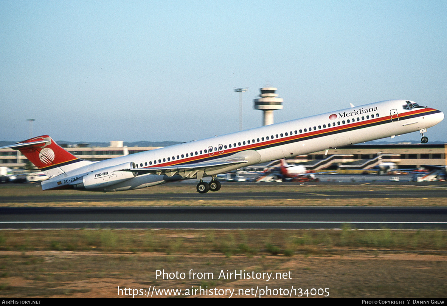 Aircraft Photo of EC-EZR | McDonnell Douglas MD-83 (DC-9-83) | Meridiana | AirHistory.net #134005