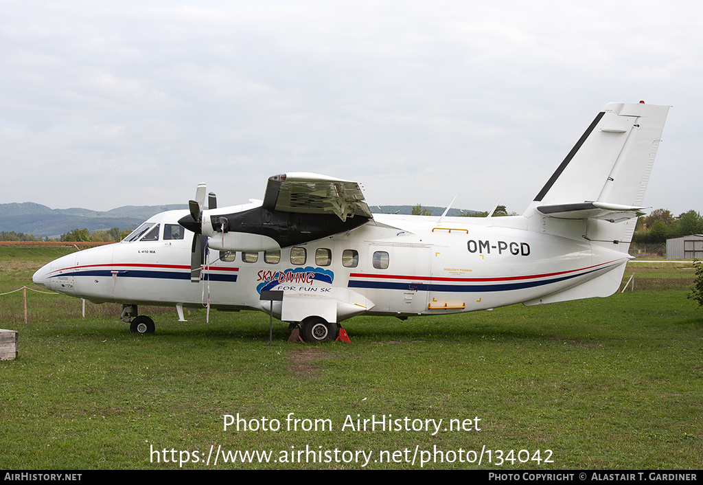 Aircraft Photo of OM-PGD | Let L-410MA Turbolet | Sky-Diving For Fun SK | AirHistory.net #134042