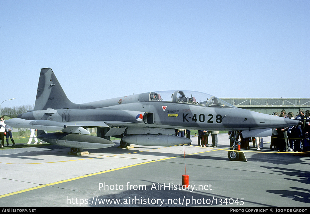 Aircraft Photo of K-4028 | Canadair NF-5B | Netherlands - Air Force | AirHistory.net #134045