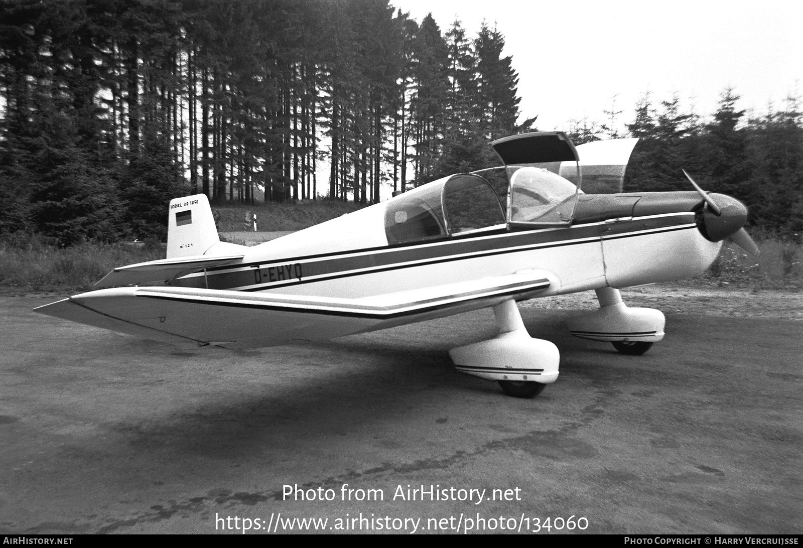 Aircraft Photo of D-EHYQ | Jodel DR-1050 Ambassadeur | AirHistory.net #134060