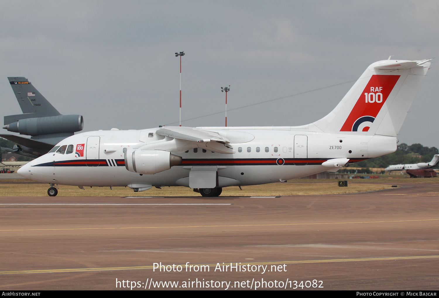 Aircraft Photo of ZE700 | British Aerospace BAe-146 CC.2 | UK - Air Force | AirHistory.net #134082