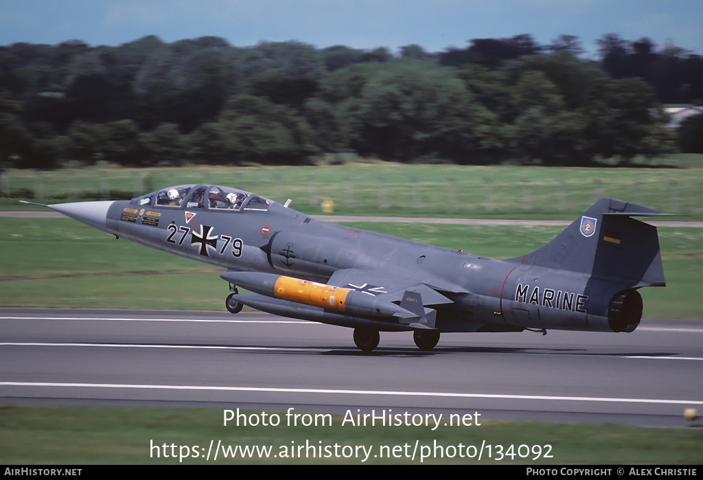 Aircraft Photo of 2779 | Lockheed TF-104G Starfighter | Germany - Navy | AirHistory.net #134092