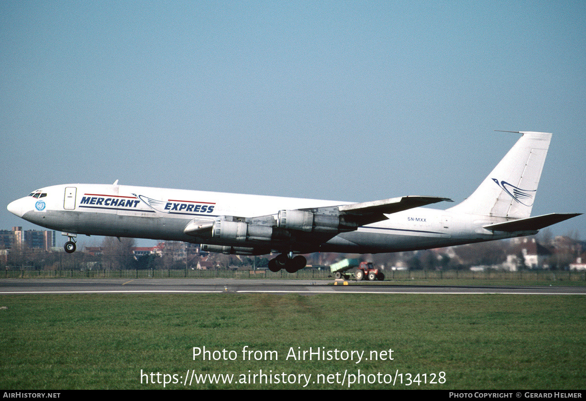 Aircraft Photo of 5N-MXX | Boeing 707-323C | Merchant Express | AirHistory.net #134128