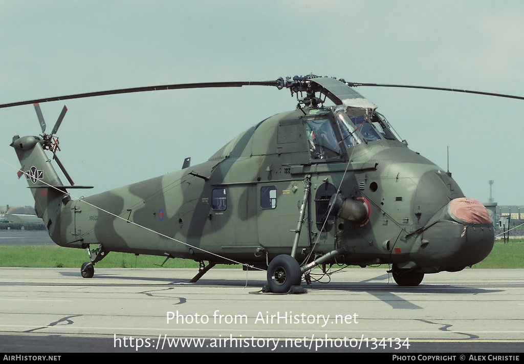 Aircraft Photo of XR502 | Westland WS-58 Wessex HC.2 | UK - Air Force | AirHistory.net #134134