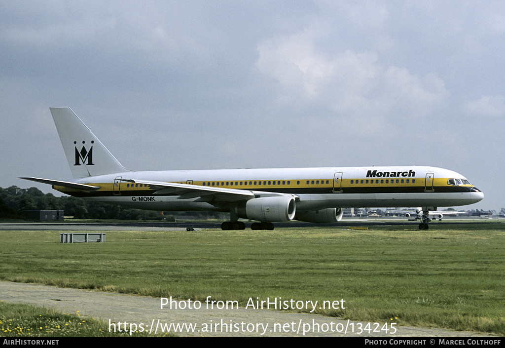 Aircraft Photo of G-MONK | Boeing 757-2T7 | Monarch Airlines | AirHistory.net #134245