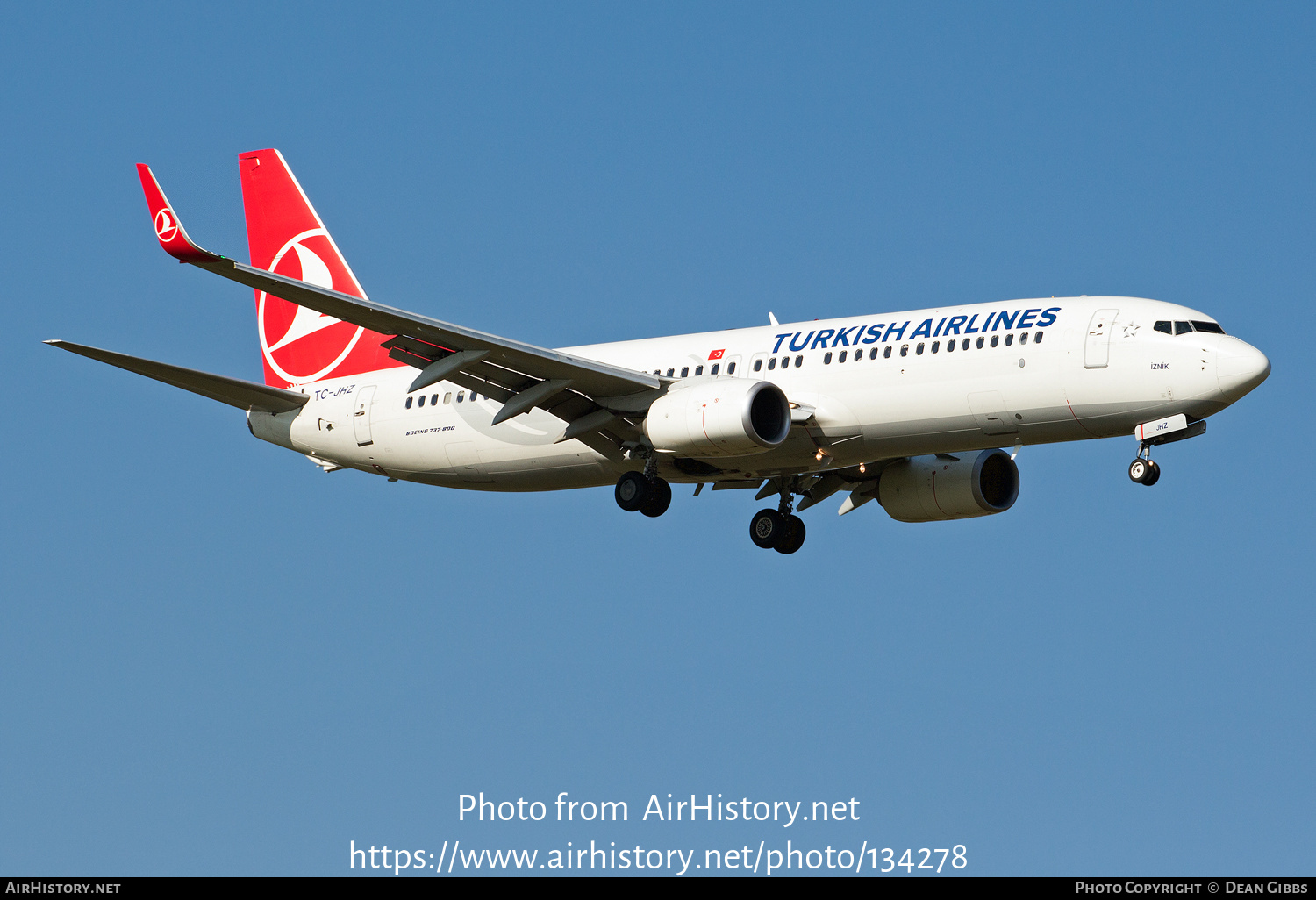 Aircraft Photo of TC-JHZ | Boeing 737-8F2 | Turkish Airlines | AirHistory.net #134278