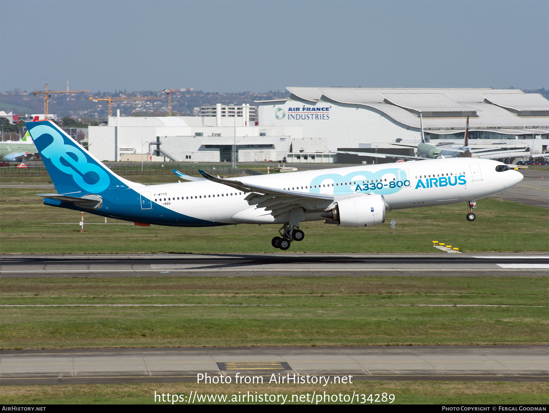 Aircraft Photo of F-WTTO | Airbus A330-841N | Airbus | AirHistory.net #134289