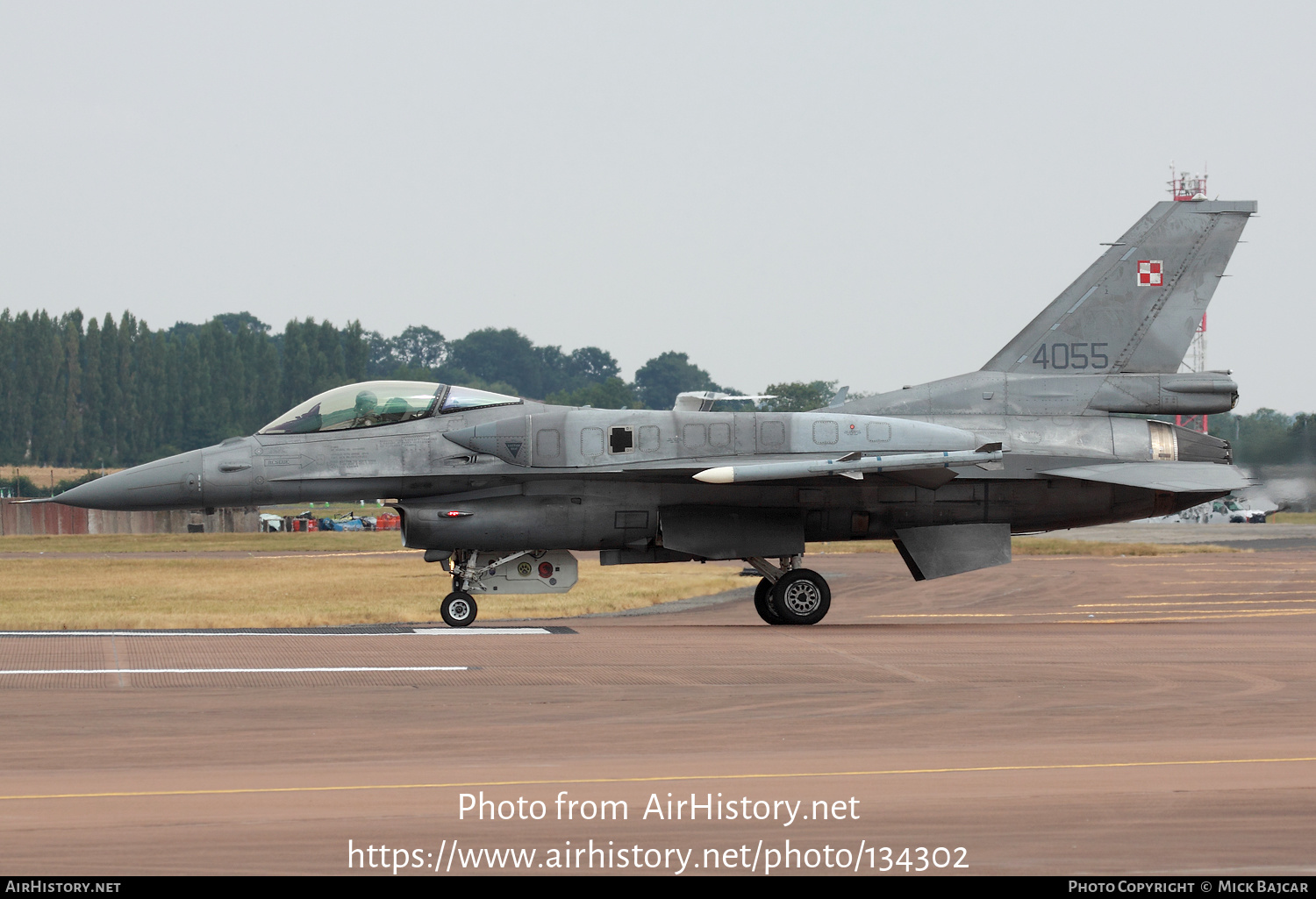 Aircraft Photo of 4055 | Lockheed Martin F-16CJ Fighting Falcon | Poland - Air Force | AirHistory.net #134302