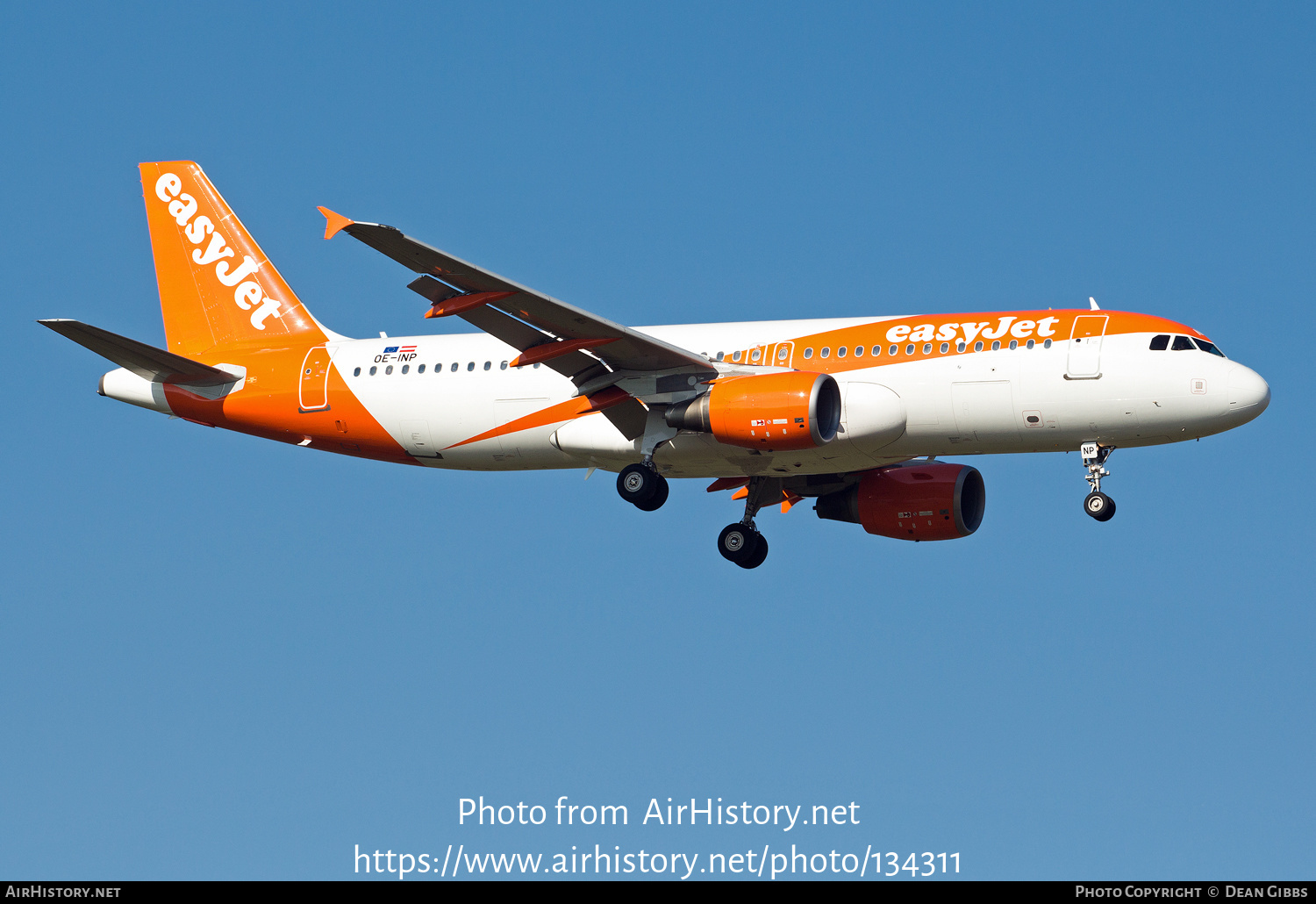 Aircraft Photo of OE-INP | Airbus A320-214 | EasyJet | AirHistory.net #134311