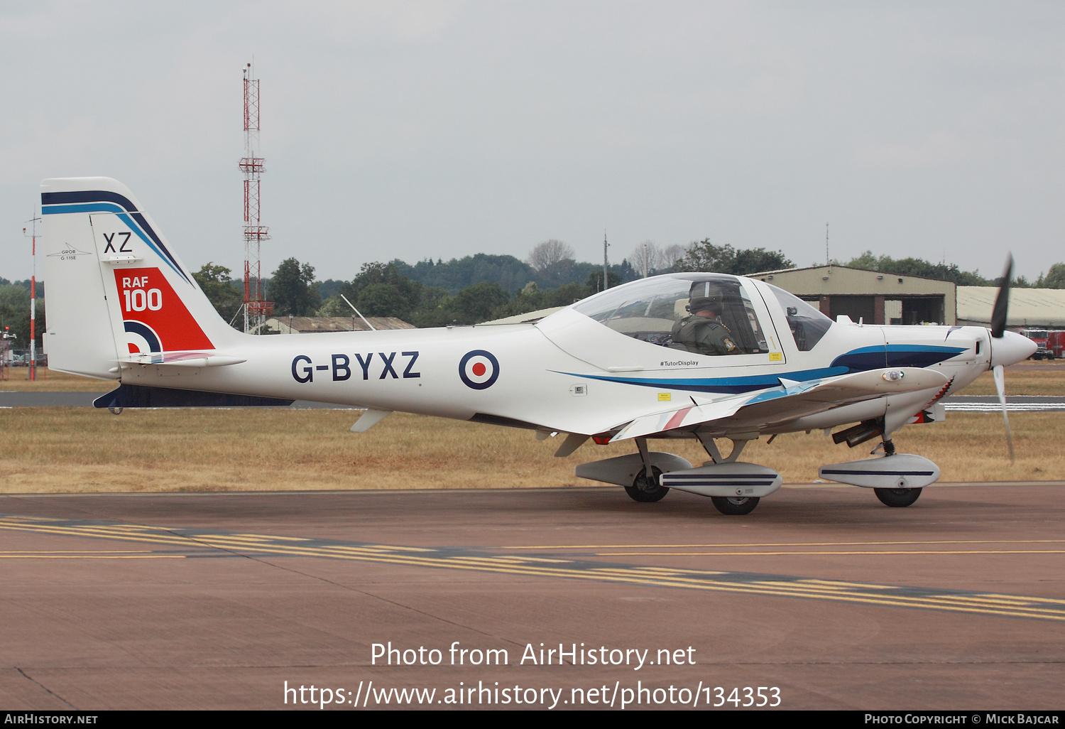 Aircraft Photo of G-BYXZ | Grob G-115E Tutor | UK - Air Force | AirHistory.net #134353