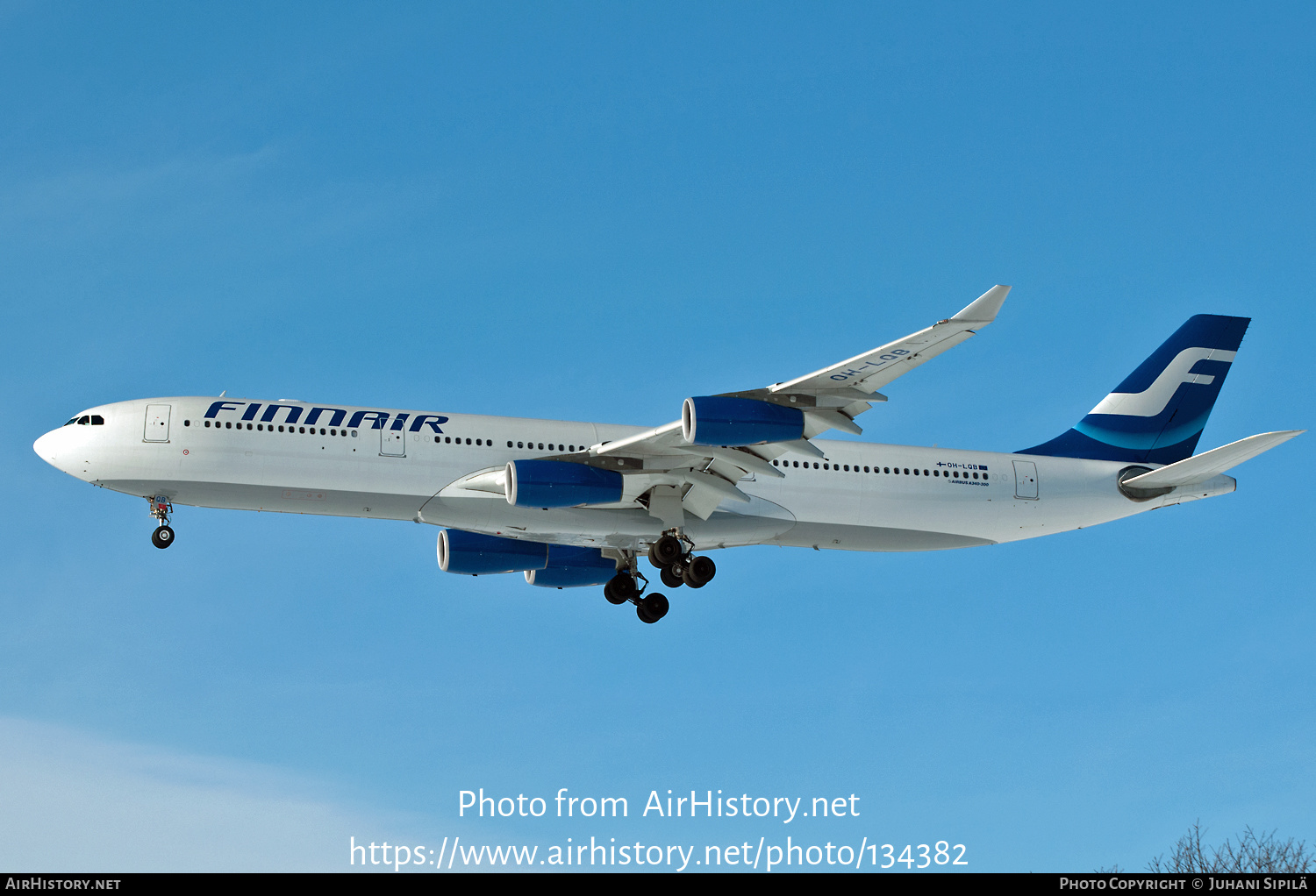 Aircraft Photo of OH-LQB | Airbus A340-313 | Finnair | AirHistory.net #134382