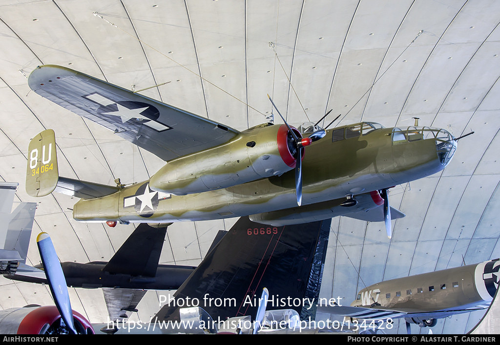 Aircraft Photo of 43-4064 / 34064 | North American B-25J Mitchell | USA - Air Force | AirHistory.net #134428