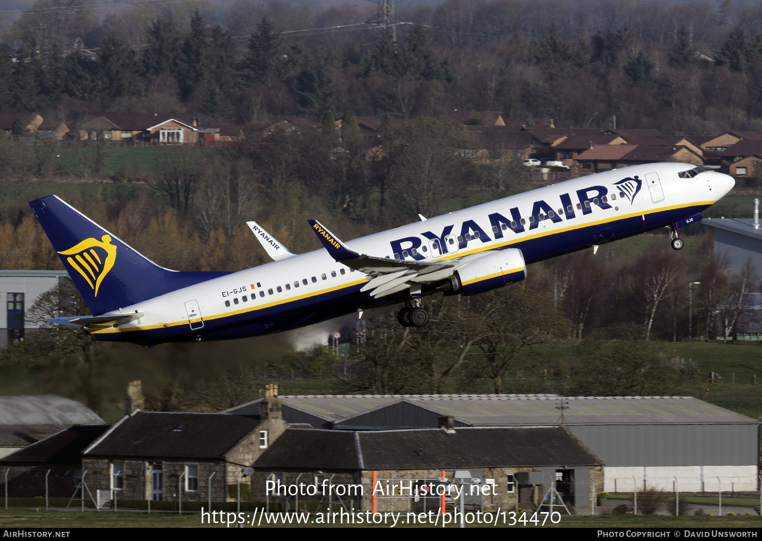 Aircraft Photo of EI-GJS | Boeing 737-800 | Ryanair | AirHistory.net #134470