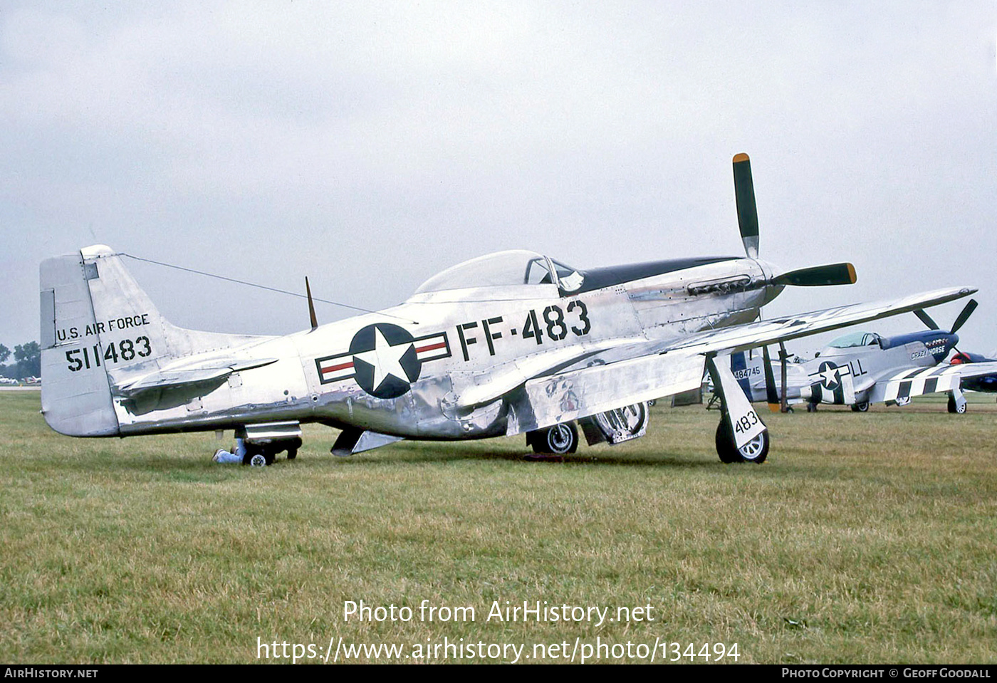 Aircraft Photo of N286JB / 511483 | Commonwealth CA-18 Mustang 22 (P-51D) | USA - Air Force | AirHistory.net #134494