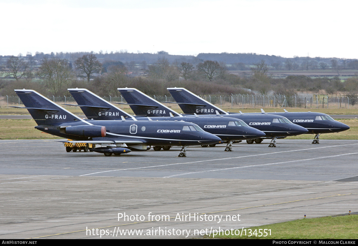 Aircraft Photo of G-FRAU | Dassault Falcon 20C | Cobham Aviation Services | AirHistory.net #134551