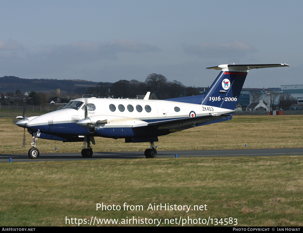 Aircraft Photo of ZK453 | Raytheon B200 King Air | UK - Air Force | AirHistory.net #134583