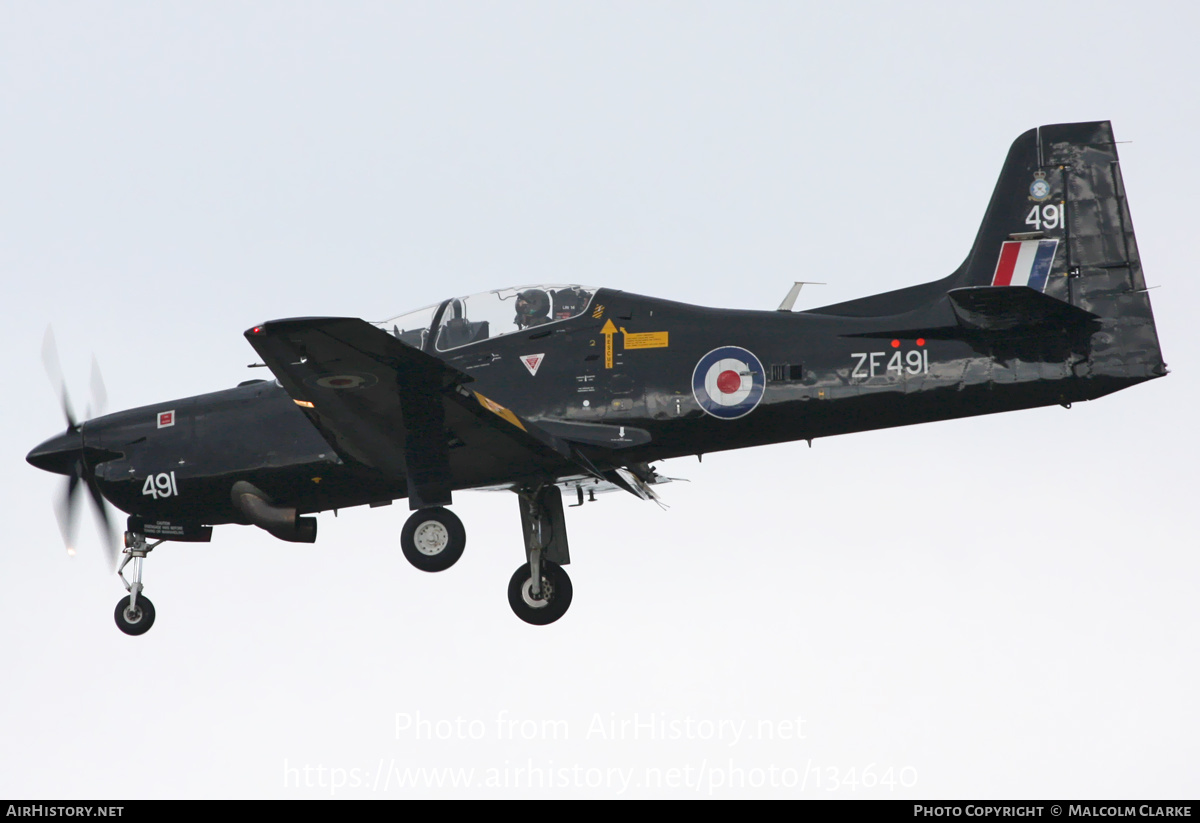 Aircraft Photo of ZF491 | Short S-312 Tucano T1 | UK - Air Force | AirHistory.net #134640