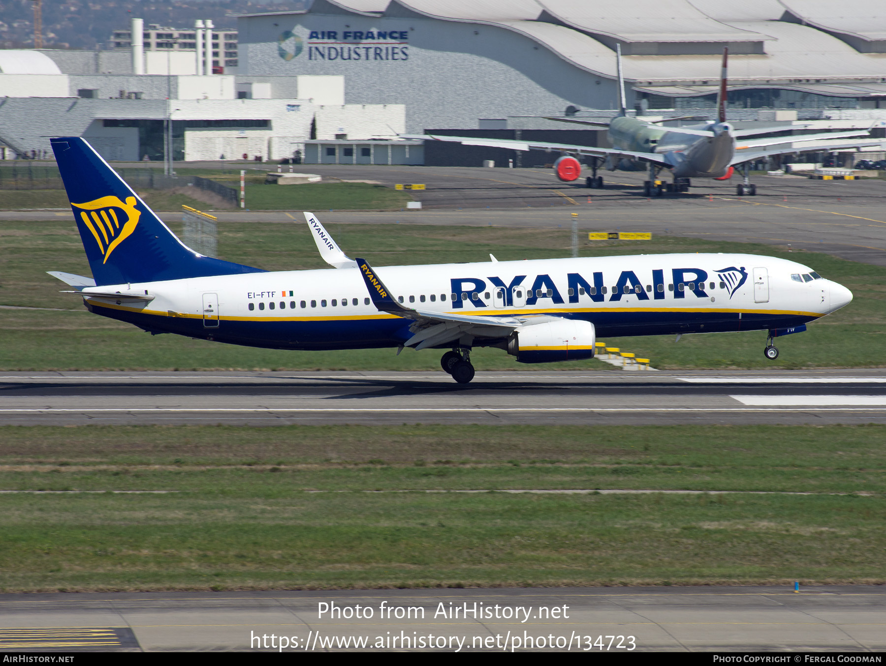 Aircraft Photo of EI-FTF | Boeing 737-800 | Ryanair | AirHistory.net #134723