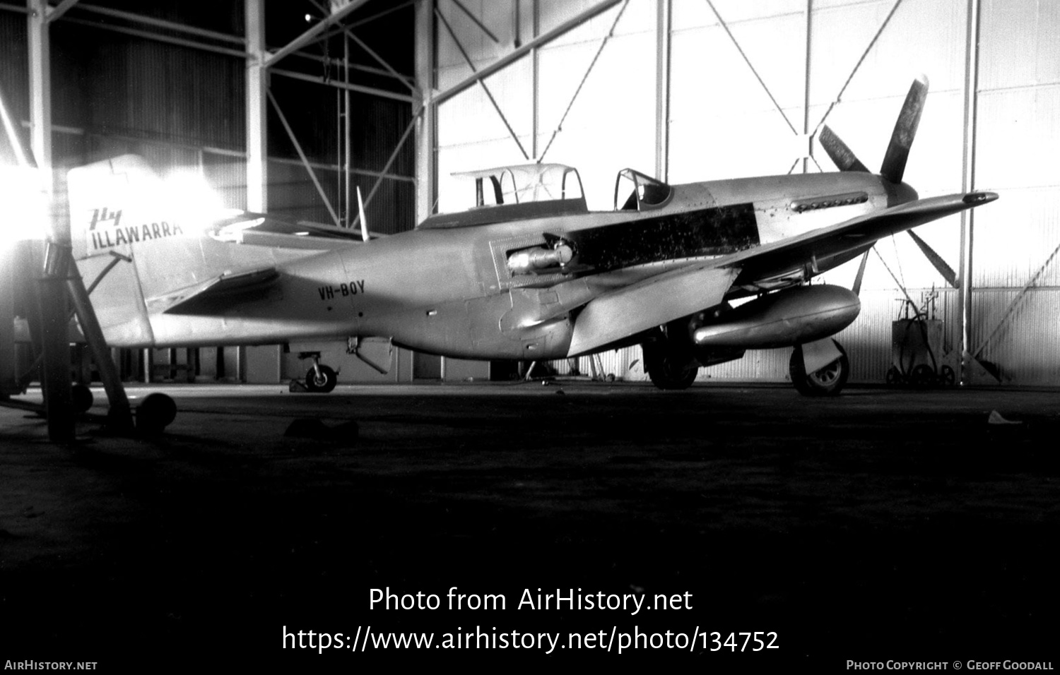 Aircraft Photo of VH-BOY | Commonwealth CA-17 Mustang 20 (P-51D) | Illawarra Flying School | AirHistory.net #134752