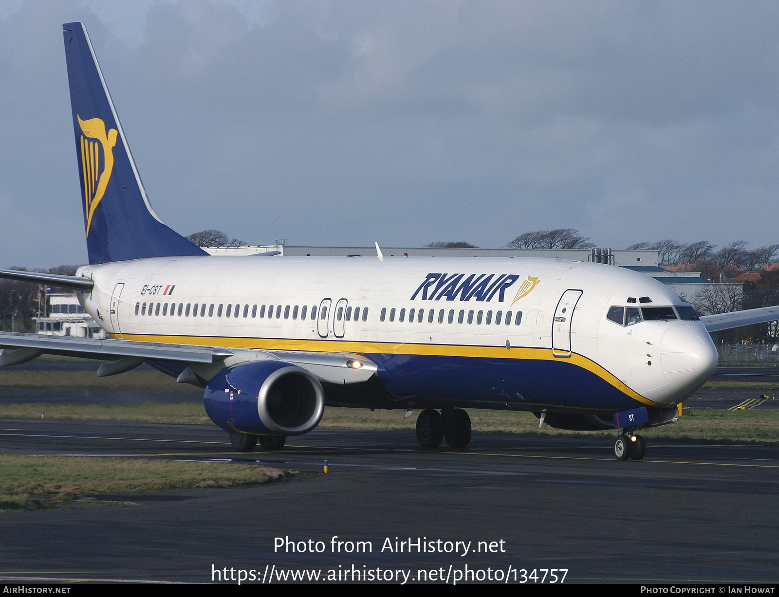 Aircraft Photo of EI-CST | Boeing 737-8AS | Ryanair | AirHistory.net #134757