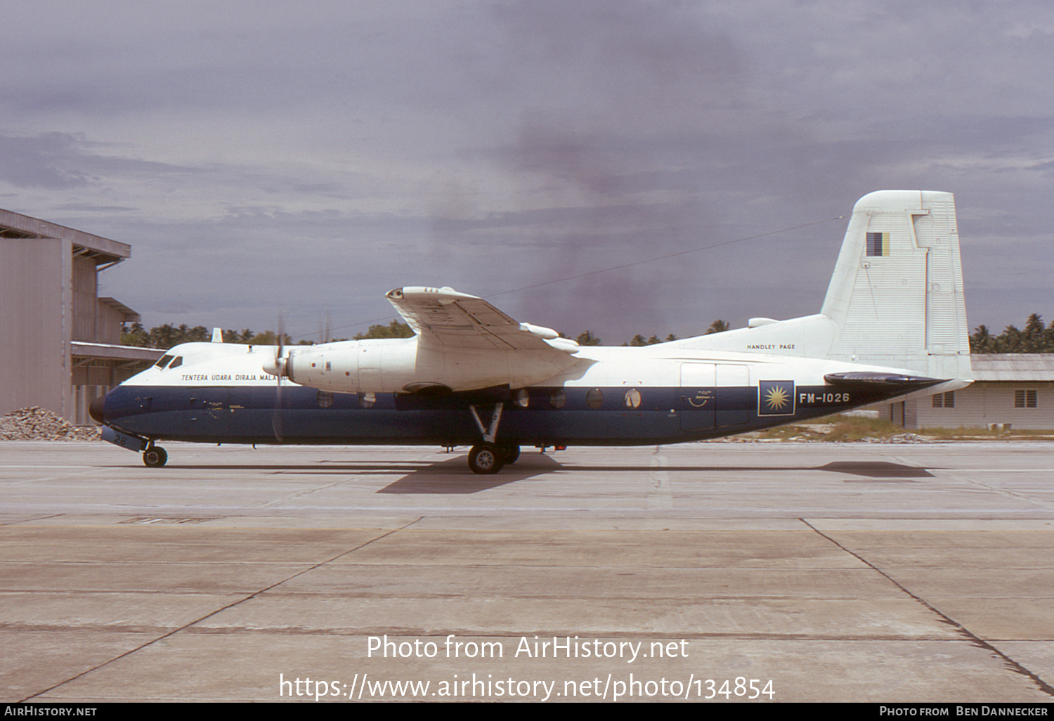 Aircraft Photo of FM-1026 | Handley Page HPR-7 Herald 401 | Malaysia - Air Force | AirHistory.net #134854