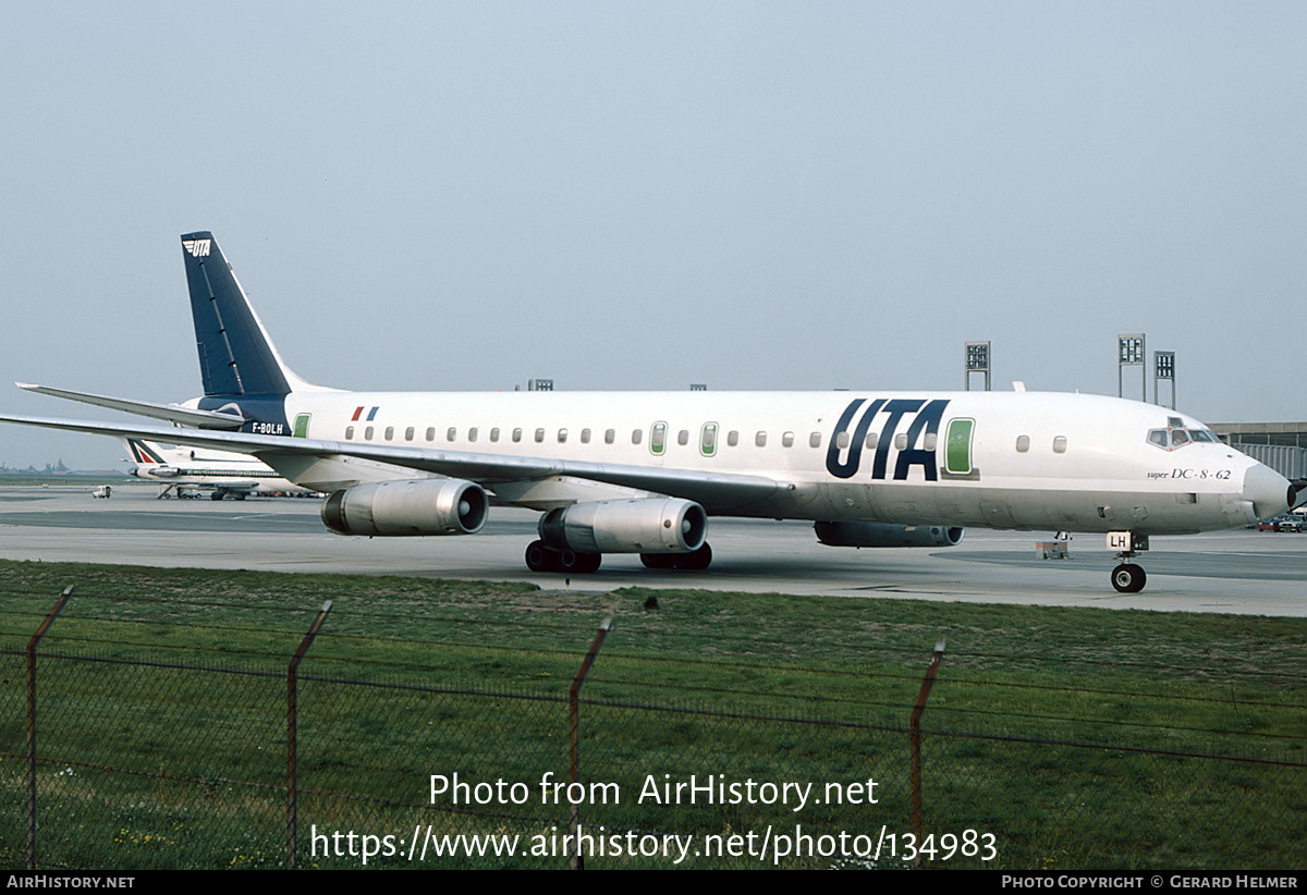 Aircraft Photo of F-BOLH | McDonnell Douglas DC-8-62 | UTA - Union de Transports Aériens | AirHistory.net #134983