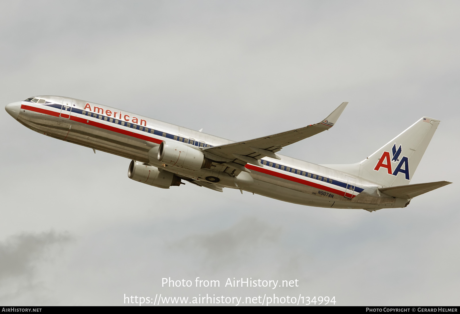 Aircraft Photo of N907AN | Boeing 737-823 | American Airlines | AirHistory.net #134994