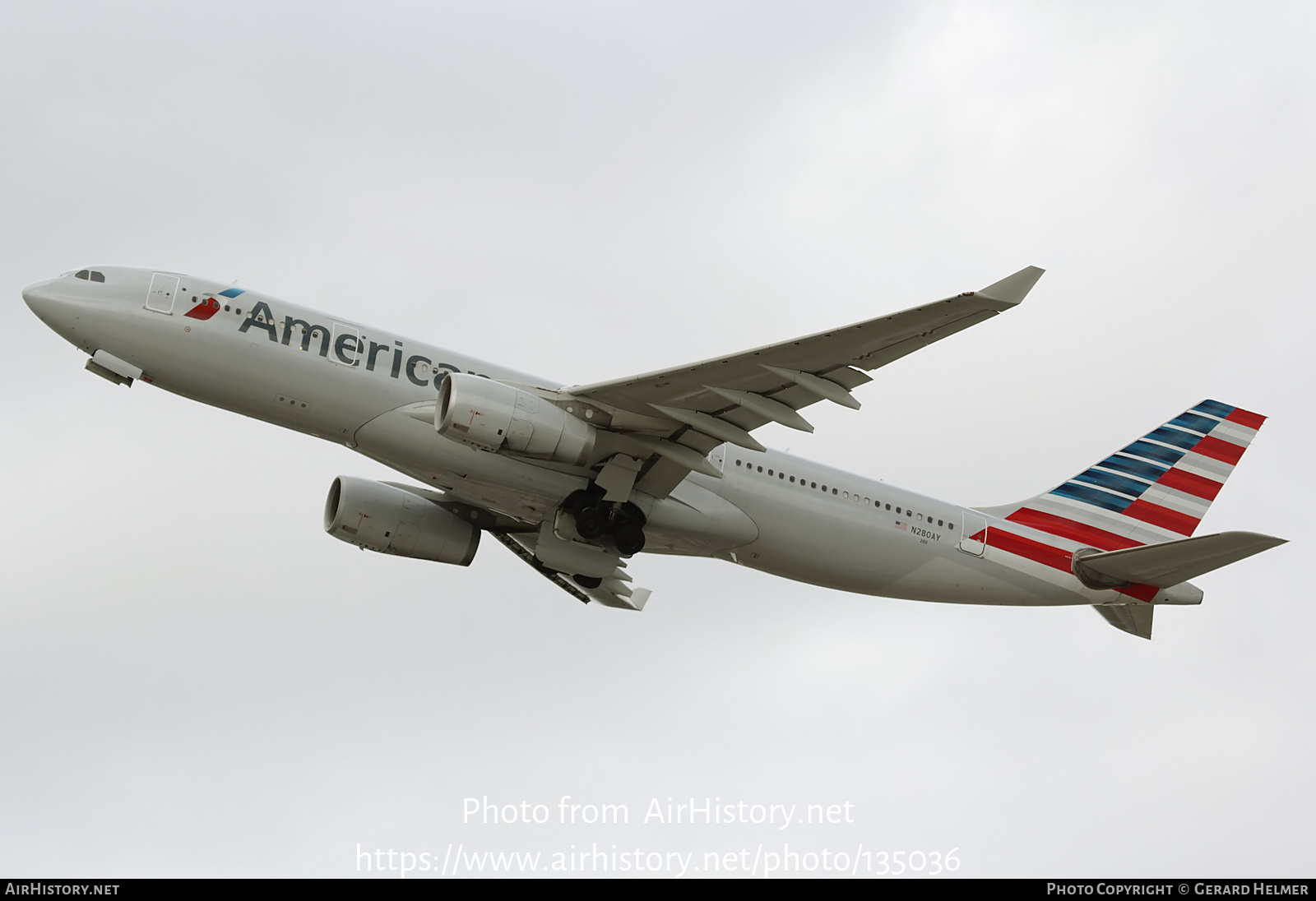 Aircraft Photo of N280AY | Airbus A330-243 | American Airlines | AirHistory.net #135036