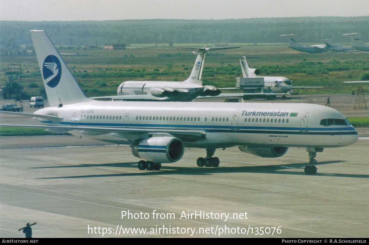 Aircraft Photo of EZ-A014 | Boeing 757-22K | Turkmenistan Airlines | AirHistory.net #135076