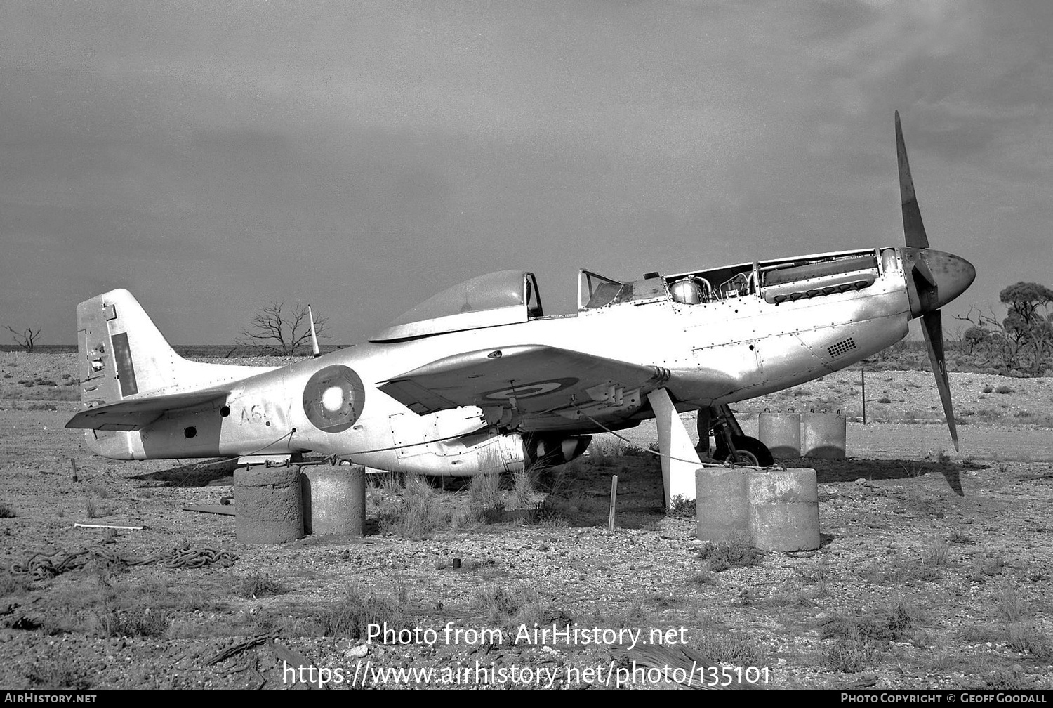 Aircraft Photo of A68-7 | Commonwealth CA-17 Mustang 20 (P-51D) | Australia - Air Force | AirHistory.net #135101