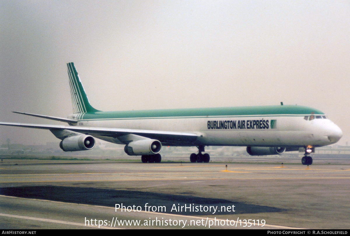 Aircraft Photo of N870BX | McDonnell Douglas DC-8-63(F) | Burlington Air  Express  #135119