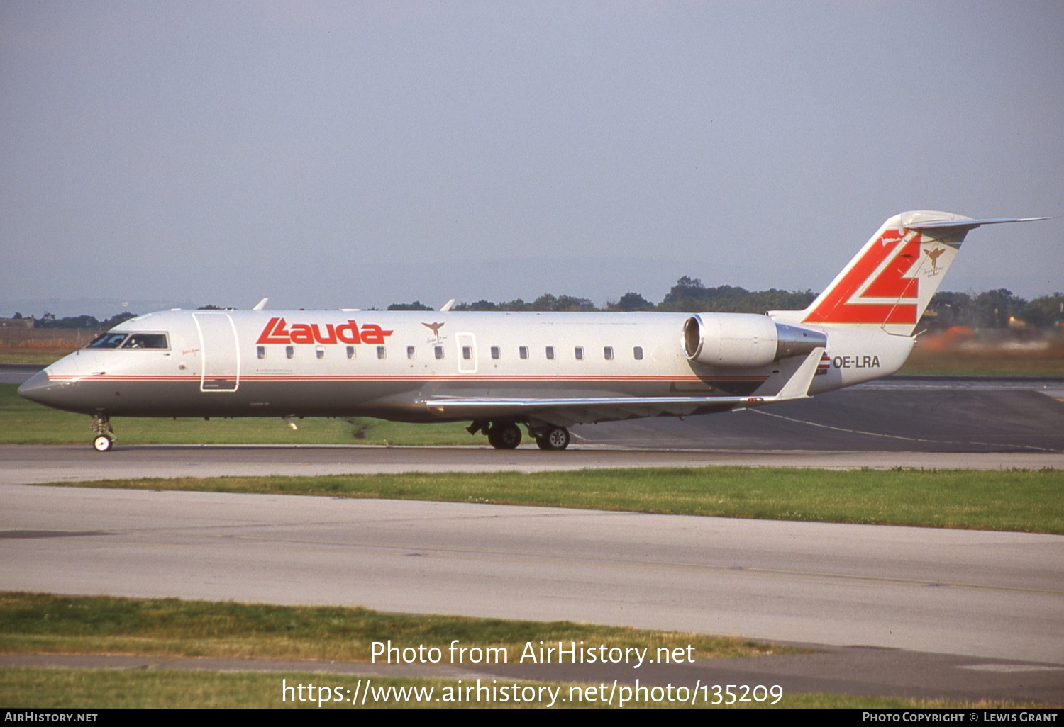 Aircraft Photo of OE-LRA | Canadair CRJ-100LR (CL-600-2B19) | Lauda Air | AirHistory.net #135209