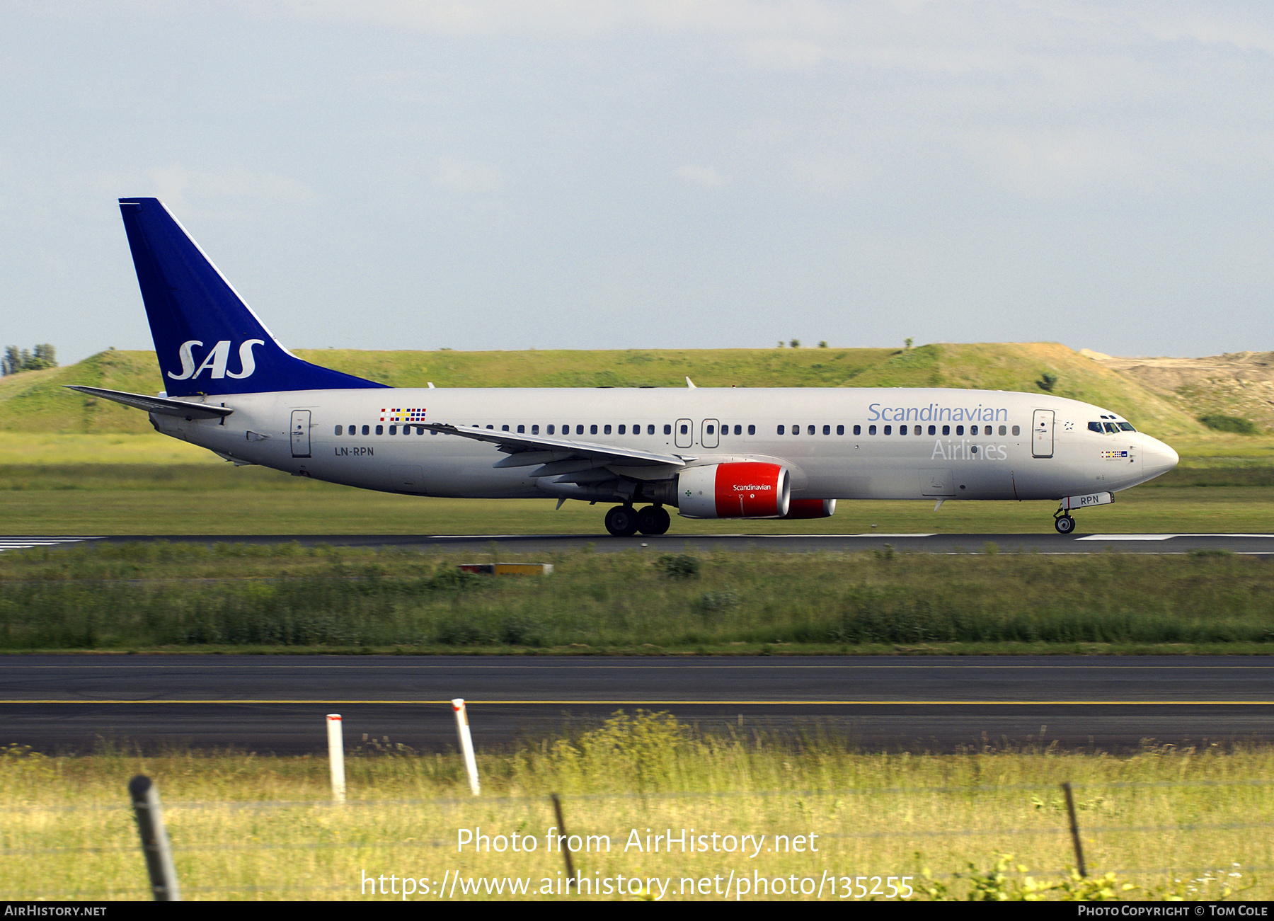 Aircraft Photo of LN-RPN | Boeing 737-883 | Scandinavian Airlines - SAS | AirHistory.net #135255