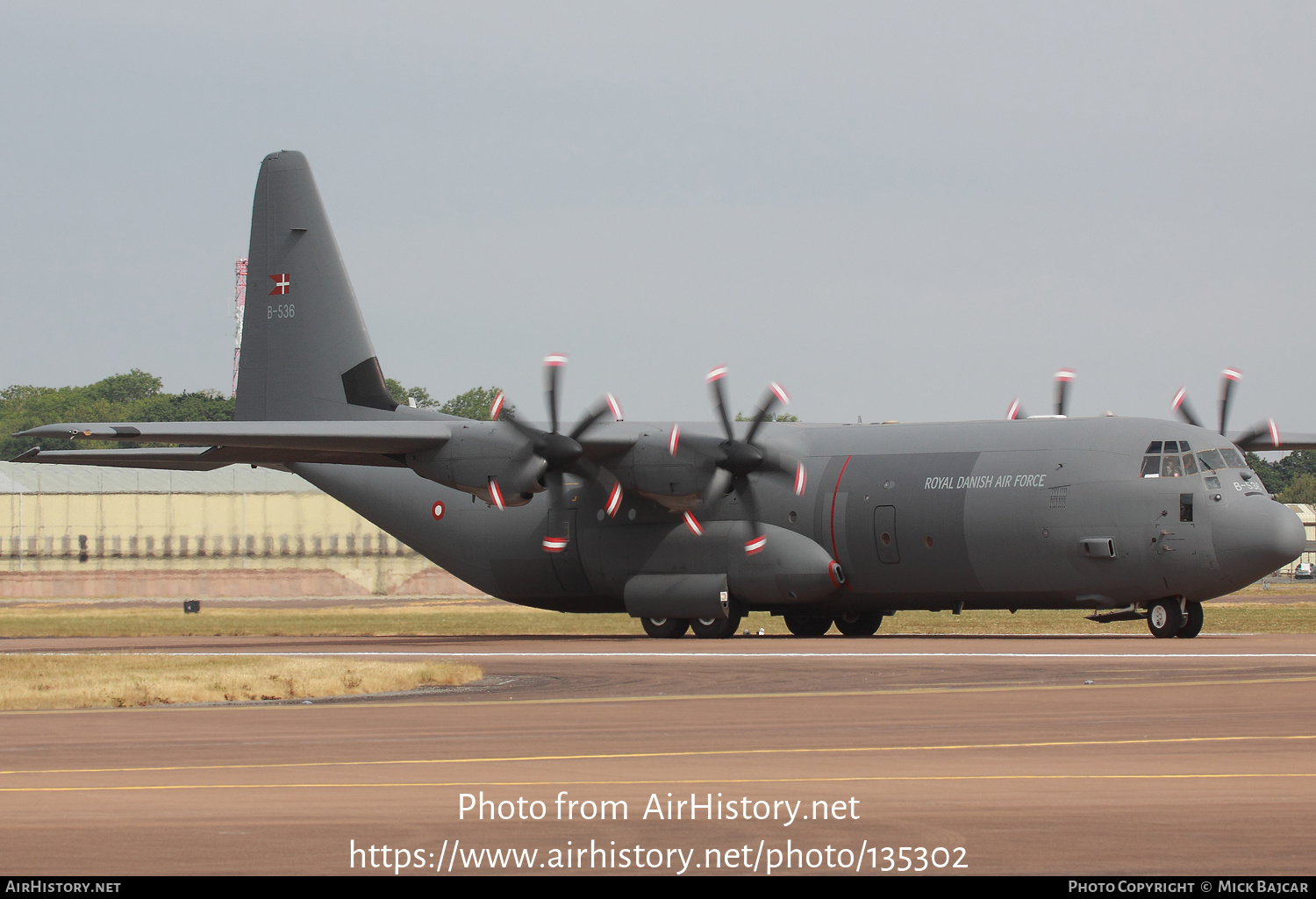 Aircraft Photo of B-536 | Lockheed Martin C-130J-30 Hercules | Denmark - Air Force | AirHistory.net #135302