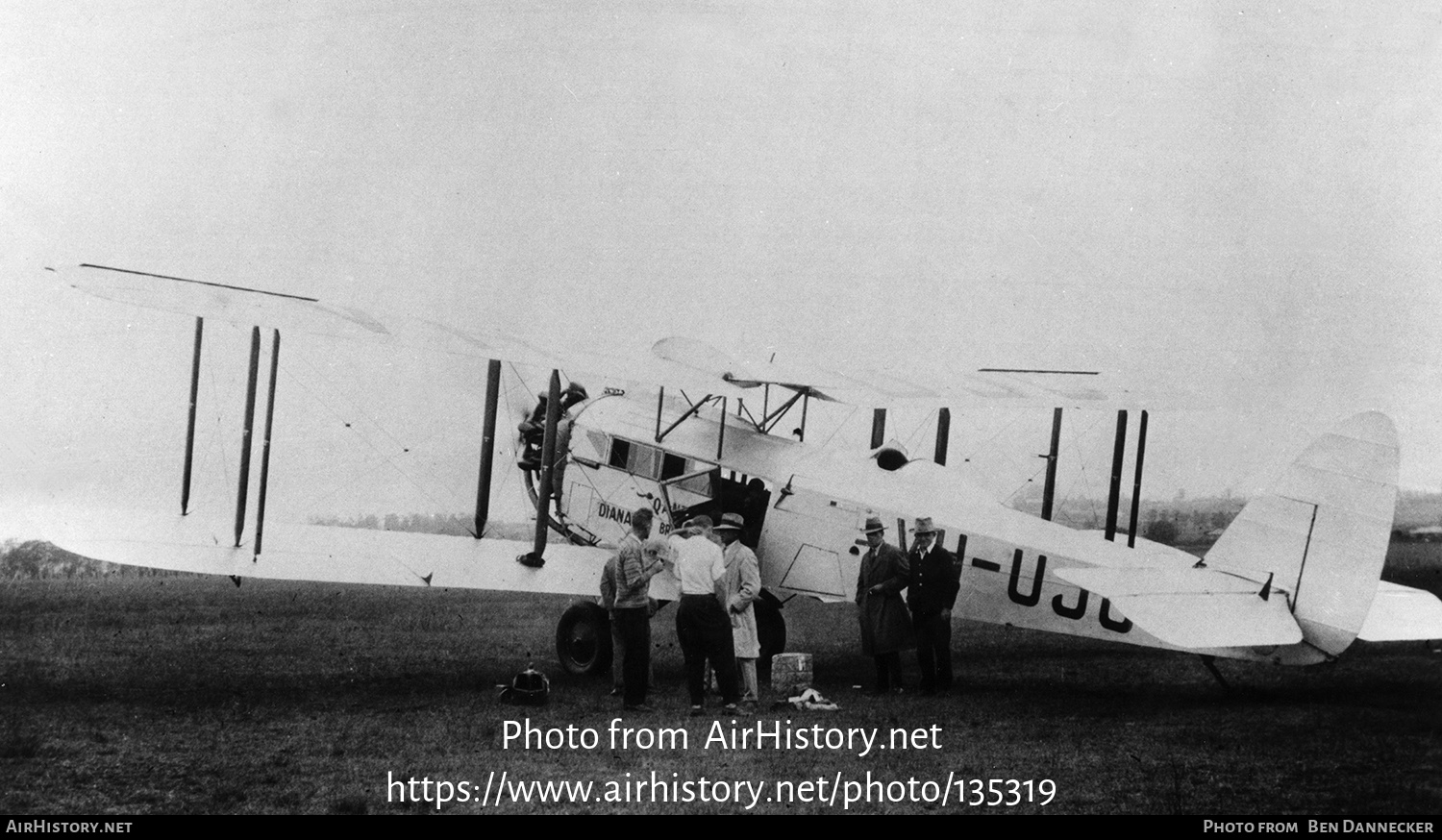 Aircraft Photo of VH-UJC | De Havilland D.H. 61 Giant Moth | Qantas Empire Airways - QEA | AirHistory.net #135319