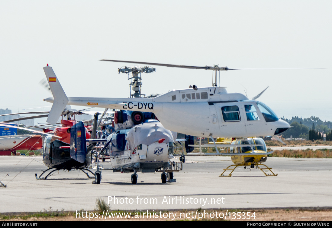 Aircraft Photo of EC-DYQ | Bell AB-206B-3 JetRanger III | AirHistory.net #135354