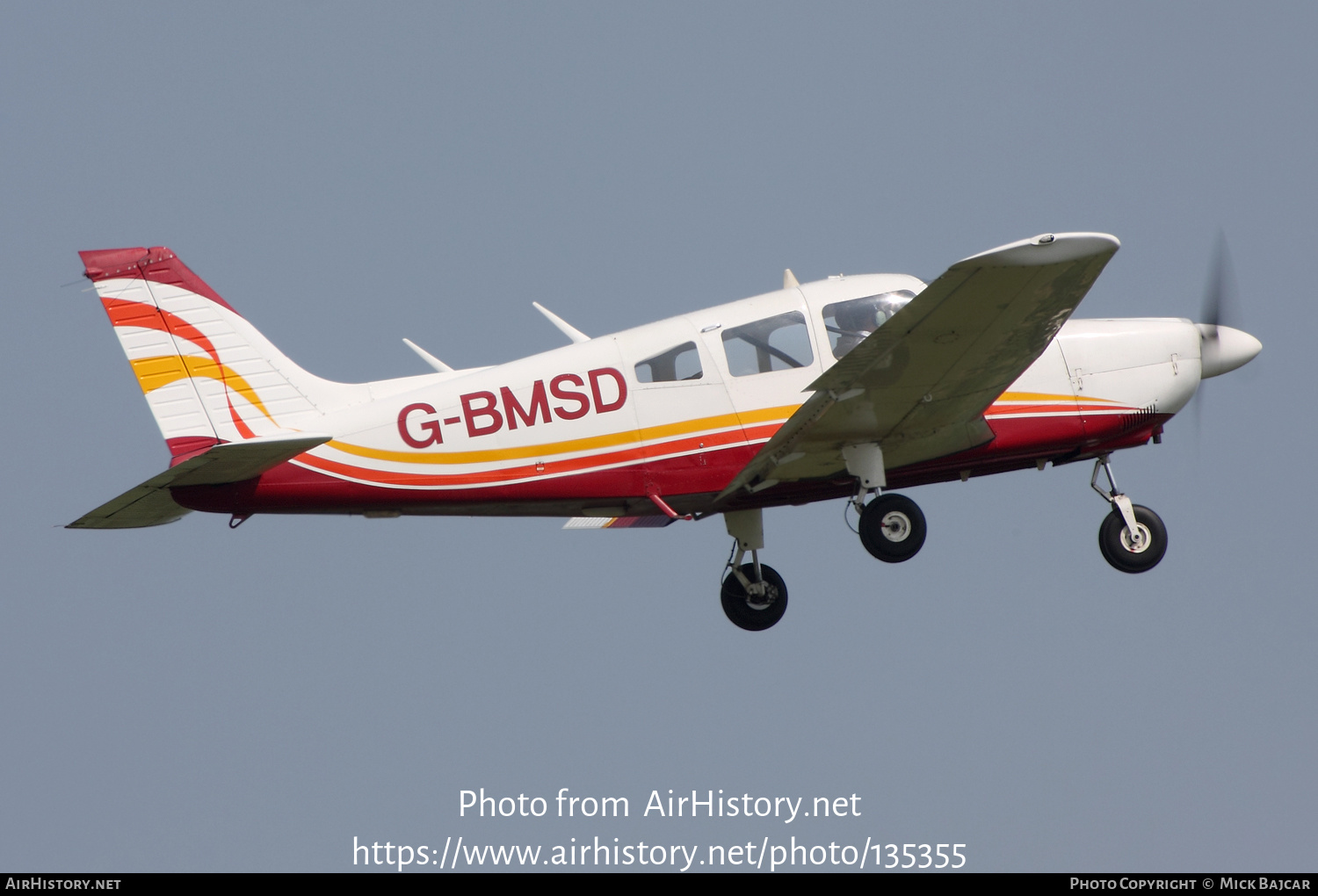 Aircraft Photo of G-BMSD | Piper PA-28-181 Archer II | AirHistory.net #135355