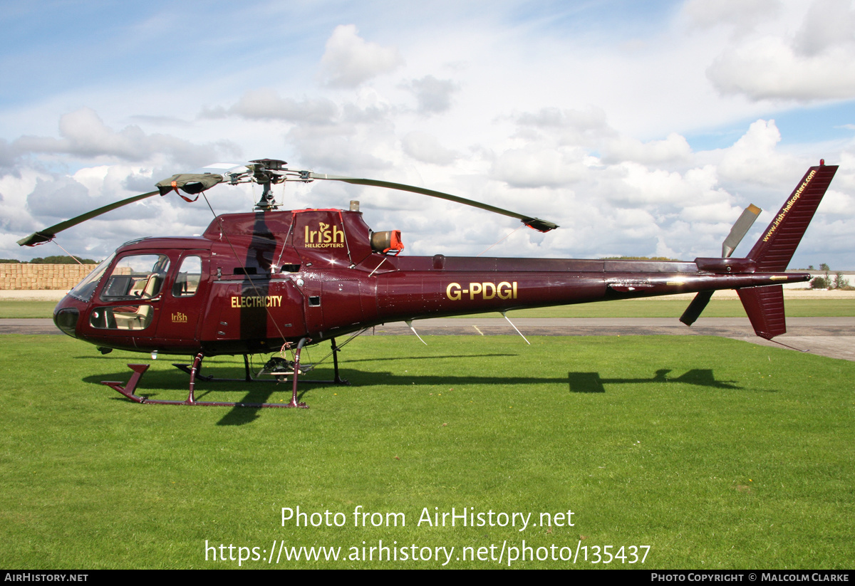 Aircraft Photo of G-PDGI | Aerospatiale AS-350B-2 Ecureuil | PDG Helicopters | AirHistory.net #135437