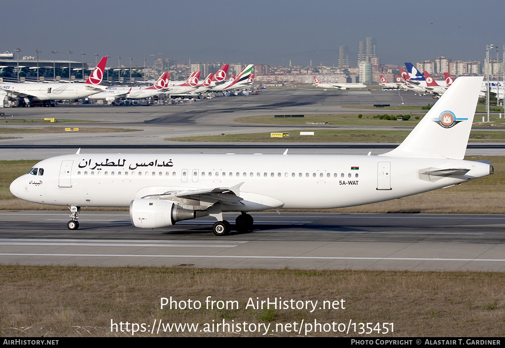 Aircraft Photo of 5A-WAT | Airbus A320-211 | Ghadames Air | AirHistory.net #135451