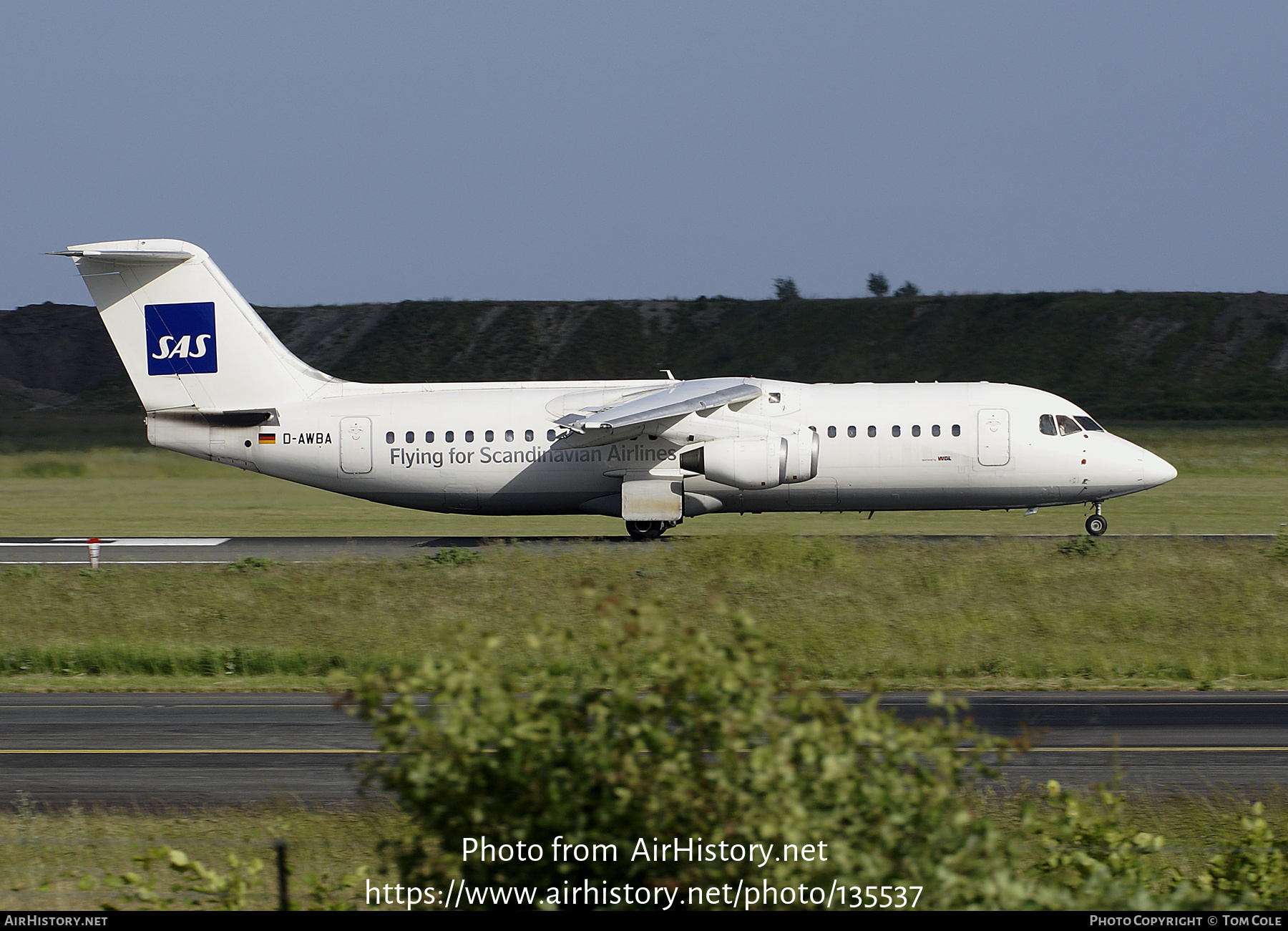 Aircraft Photo of D-AWBA | British Aerospace BAe-146-300 | Scandinavian Airlines - SAS | AirHistory.net #135537