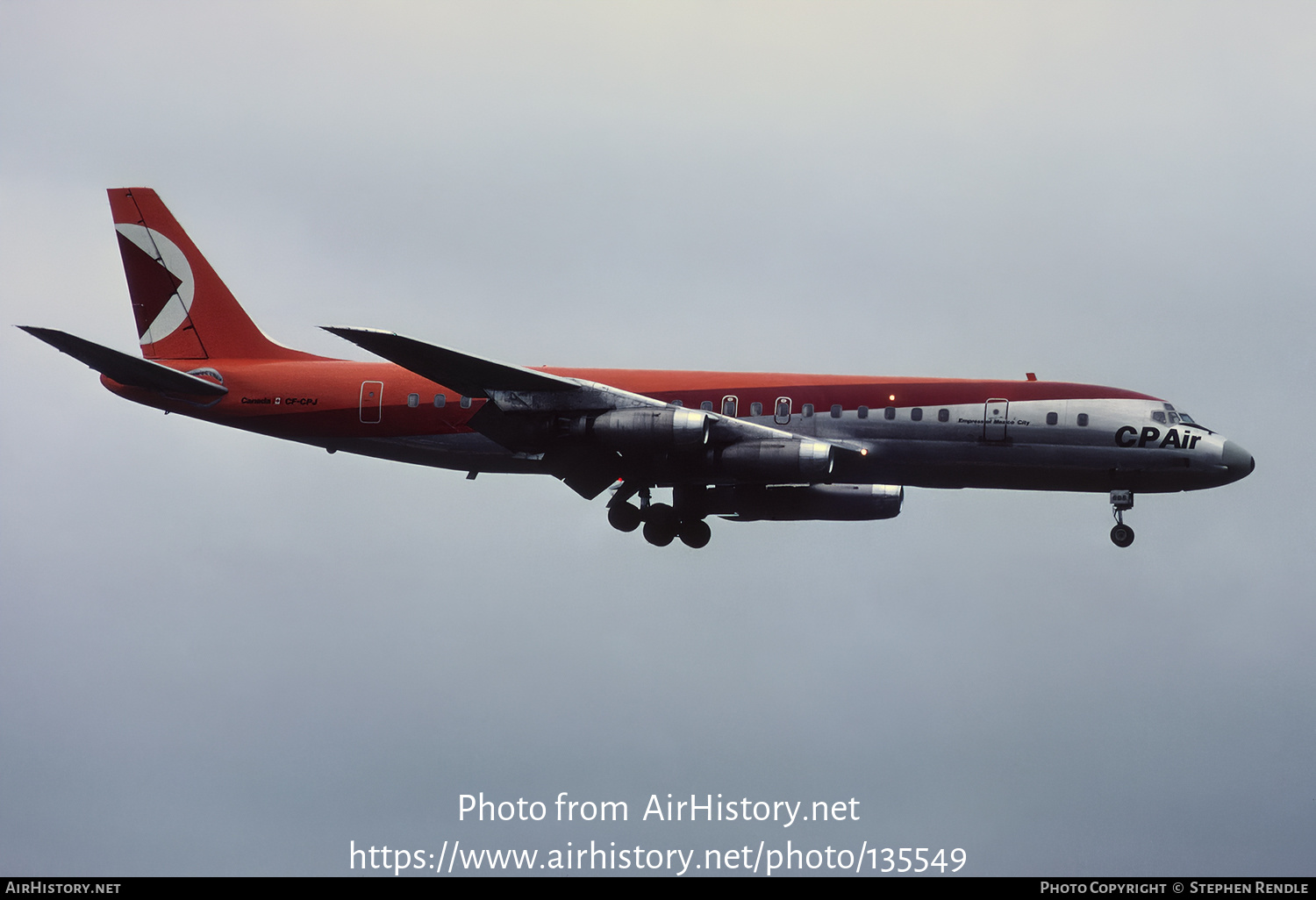 Aircraft Photo of CF-CPJ | Douglas DC-8-43 | CP Air | AirHistory.net #135549