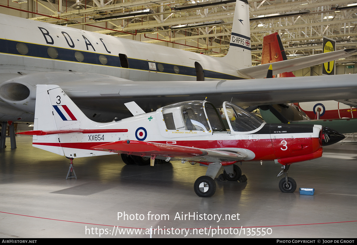 Aircraft Photo of XX654 | Scottish Aviation Bulldog T1 | UK - Air Force | AirHistory.net #135550