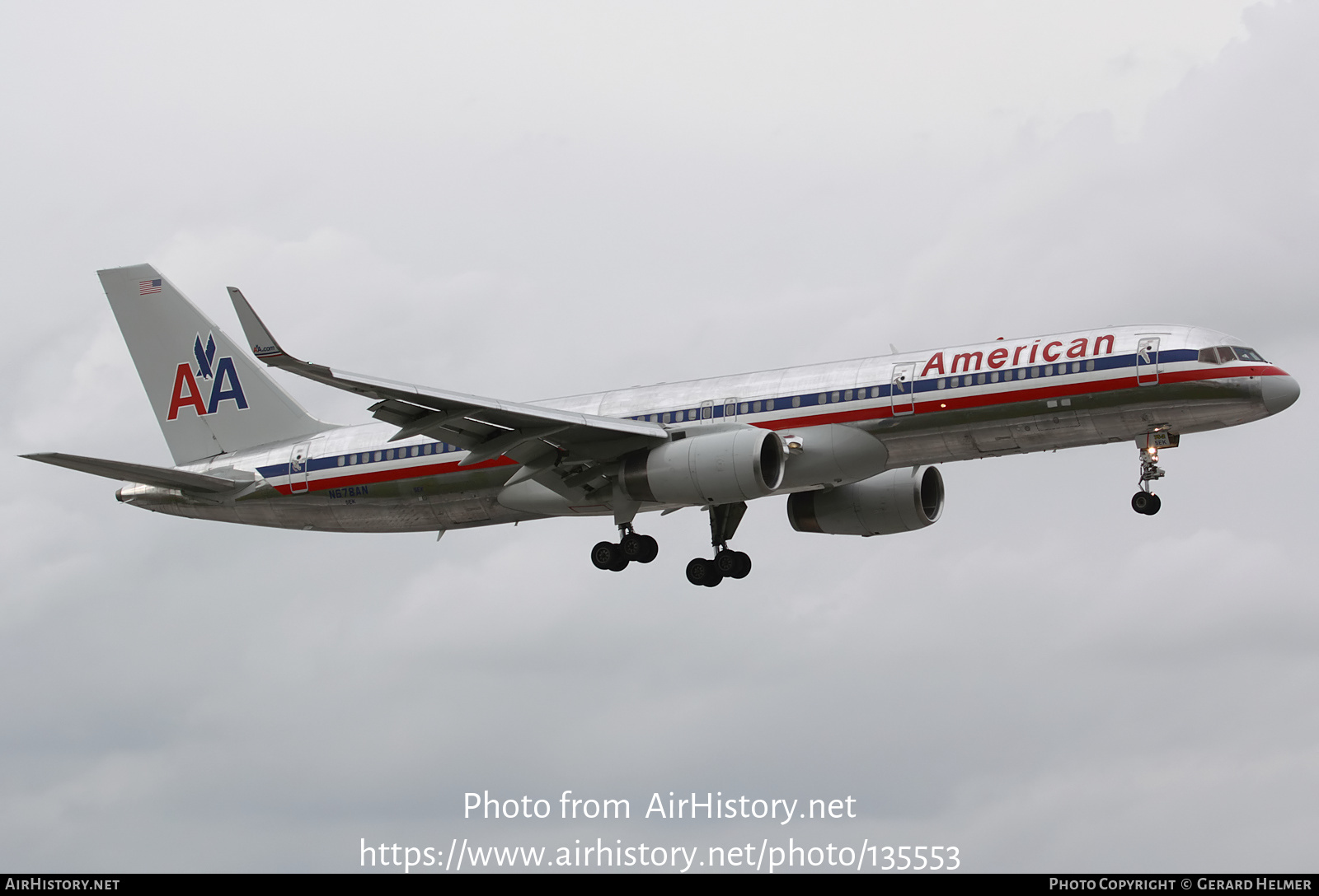 Aircraft Photo of N678AN | Boeing 757-223 | American Airlines | AirHistory.net #135553