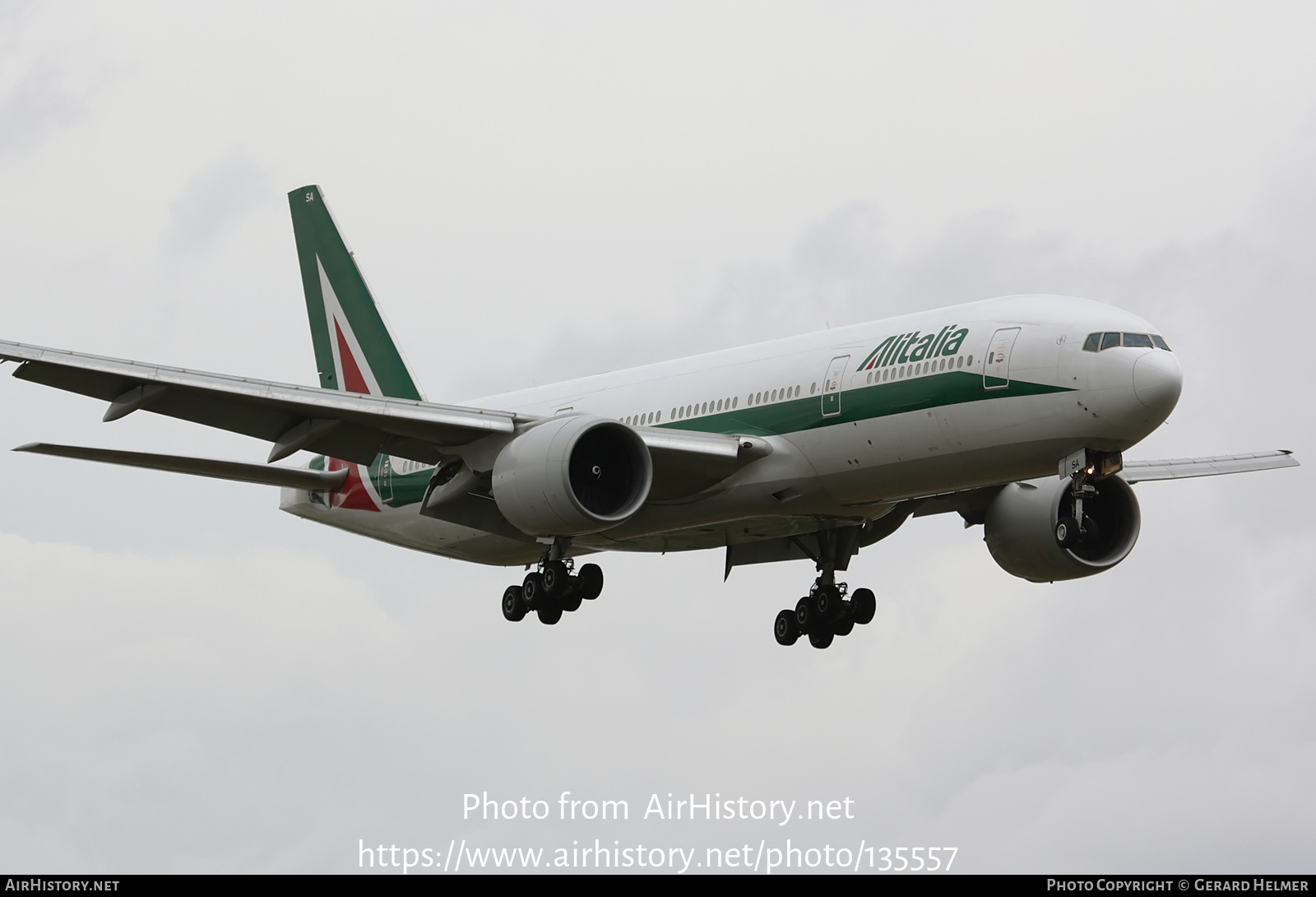 Aircraft Photo of EI-ISA | Boeing 777-243/ER | Alitalia | AirHistory.net #135557