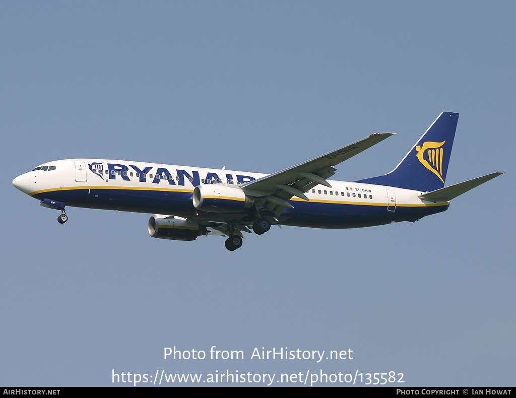 Aircraft Photo of EI-DHW | Boeing 737-8AS | Ryanair | AirHistory.net #135582